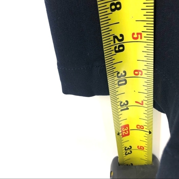 St John Sport Pants Womens 8 High Rise Ankle Zip Stretch Old Money Luxury - Picture 10 of 11